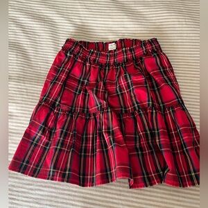Girls Crewcuts Holiday Plaid skirt